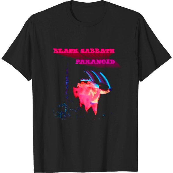 Black Sabbath Paranoid Ozzy Osbourne Tony Iommi Tee T-Shirt-image