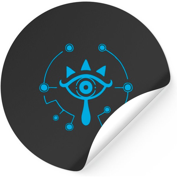 Zelda Breath Of The Wild Sheikah Eye Logo Graphic Sticker-image