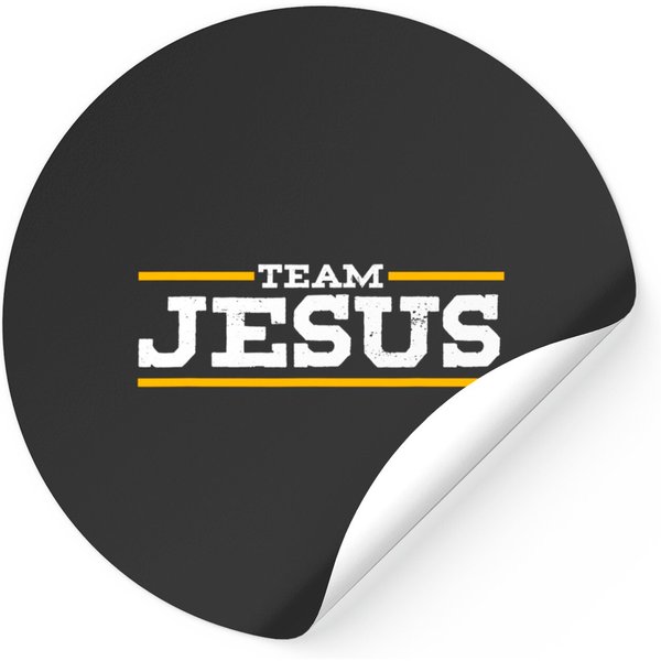 Team Jesus Christ Chrisitian Catholic Orthodox God Sticker-image