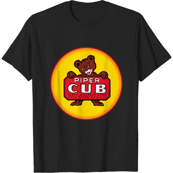 Piper Cub Aircraft - Piper Cub - T-Shirt-image