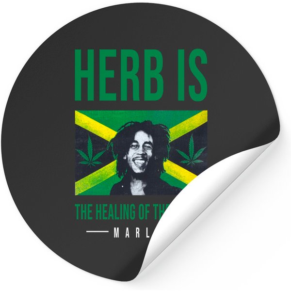 Bob Marley Herb Is Sticker-image