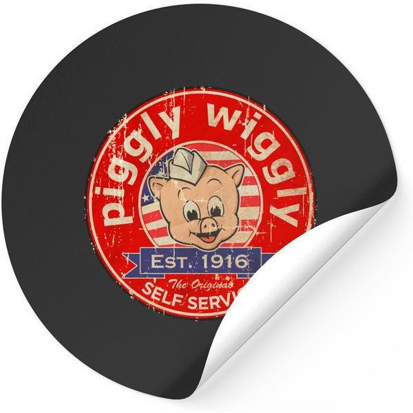 Piggly Wiggly - Self Service Vintage - Piggly Wiggly - Sticker-image