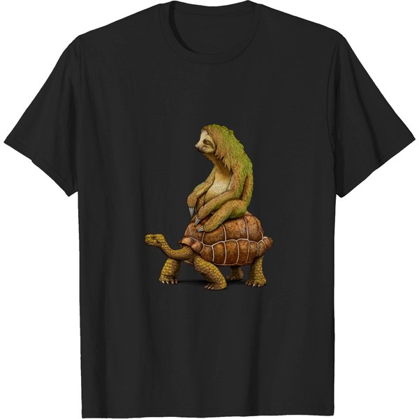 Speed Is Relative - Sloth Turtle - T-Shirt-image