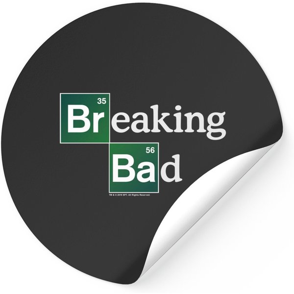 Breaking Bad Periodic Square Logo Sticker-image
