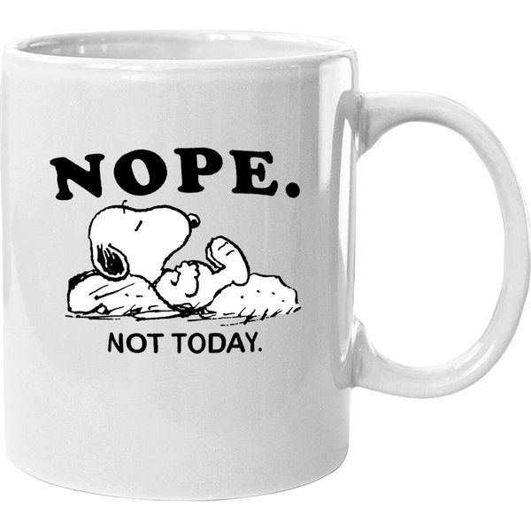 Snoopy Nope Not Today Mugs-image