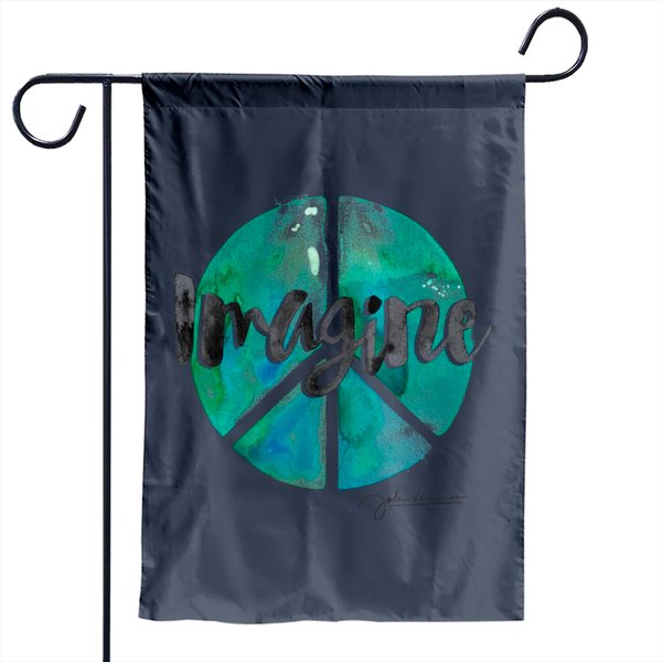 Peace Sign Garden Flags-image