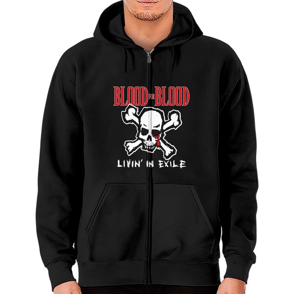 Blood For Blood Skull Zip Hoodie-image