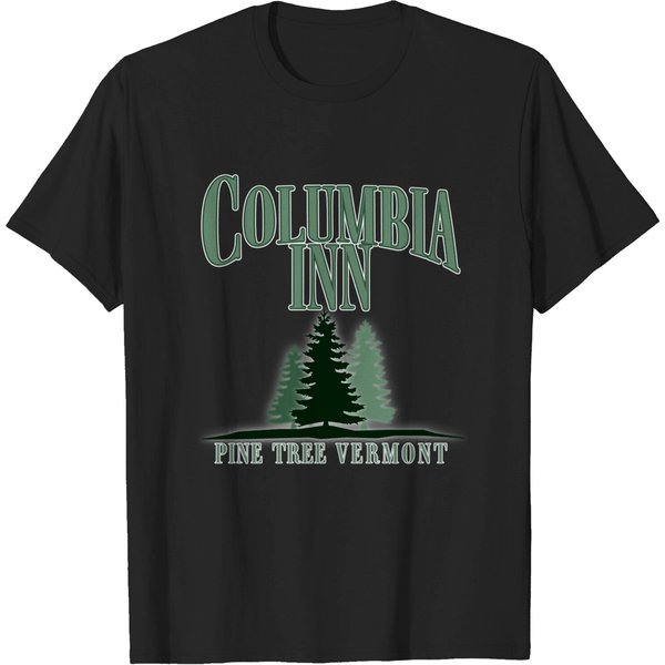 White Christmas Columbia Inn Pine Tree Vermont, Bing Crosby, Danny Kaye - White Christmas - T-Shirt-image