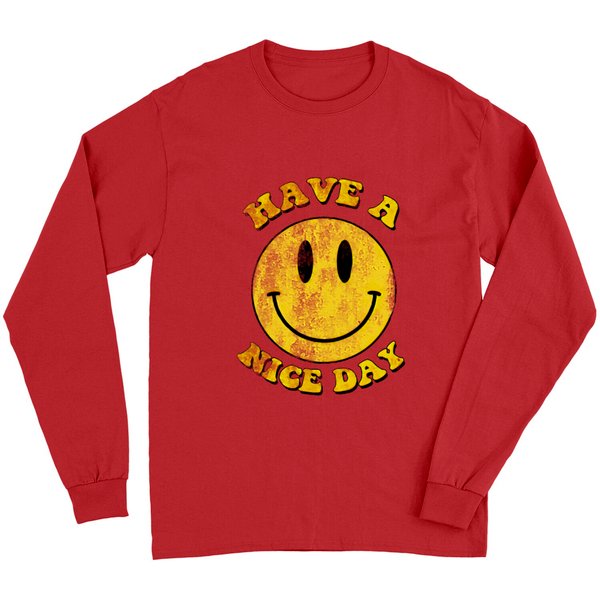 Have A Nice Day, Distressed - Have A Nice Day - Long Sleeves-image