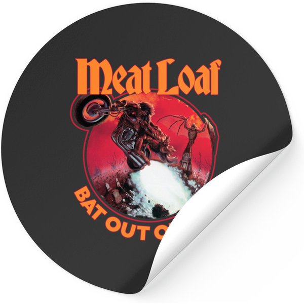 Meat Loaf Bat Out Of Hell Stickers-image