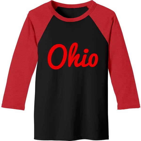 Script Ohio Baseball Tees State Of Ohio Hooded Sweatshirt-image