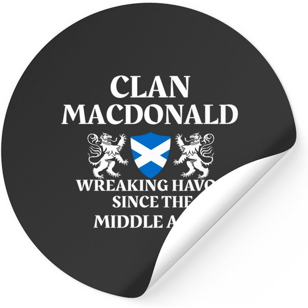 Macdonald Scottish Family Clan Scotland Name Sticker-image