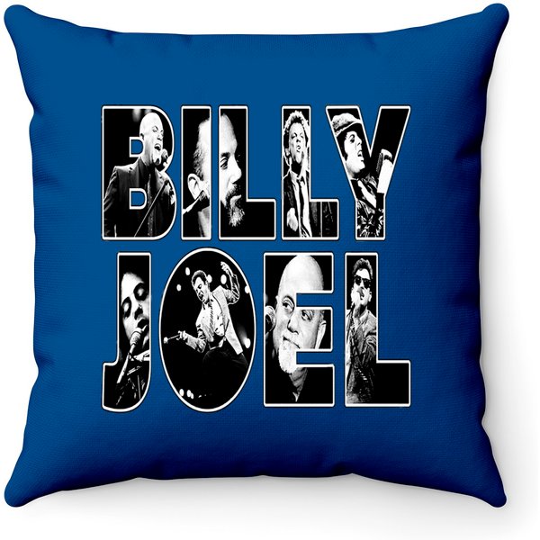 Billy Joel Throw Pillows-image