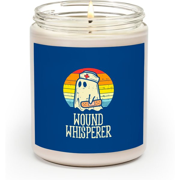 Wound Whisperer Ghost Nurse Boo Halloween 2021 Nursing Scented Candles-image