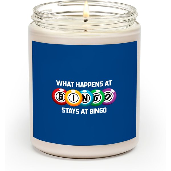 What Happens At Bingo Stays At Bingo Scented Candles-image