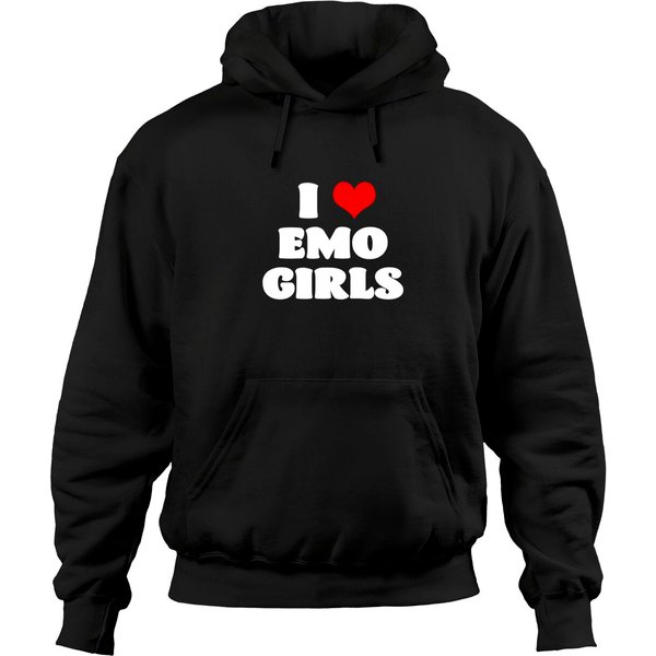 I Love Emo Girls Shirt I Heart Emo Girls Tshirt Hoodies-image