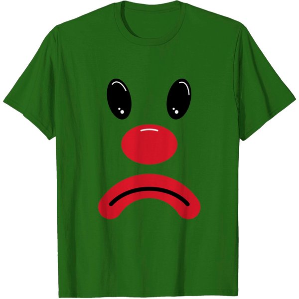 Sad Clown - Red &Amp; Black - Sad Clown - T-Shirt-image