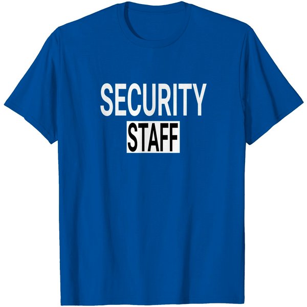 Security Staff Event & Party Uniform Design T-Shirt-image