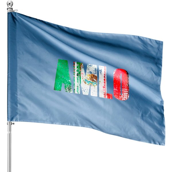 Andres Manuel Lopez Obrador House Flag Mexican Preside House Flags-image