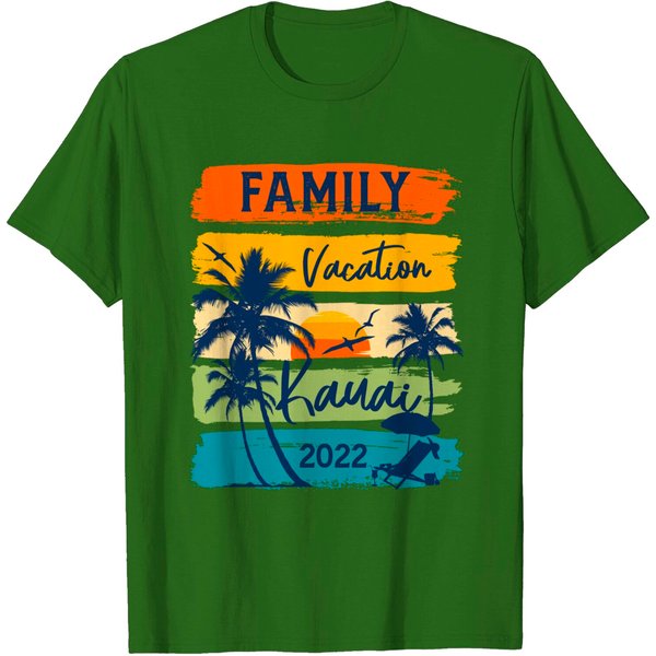 Kauai Hawaii Hawaiian Vacation 2022 Matching Family Group T-Shirt-image
