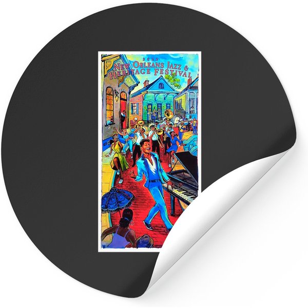 New Jazz Concert And Fest 2022 Poster Classic Stickers-image