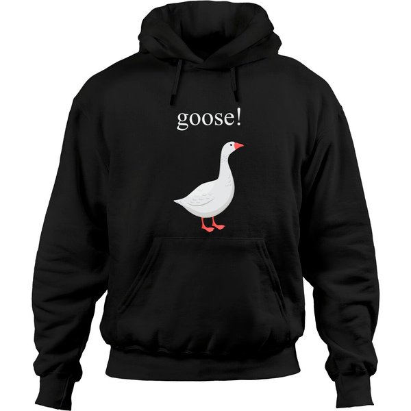 Cartoon Goose Hoodies Funny-image