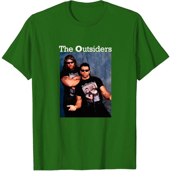 The Outsiders Scott Hall Razor Ramon Bad Guy Rip Shirt-image