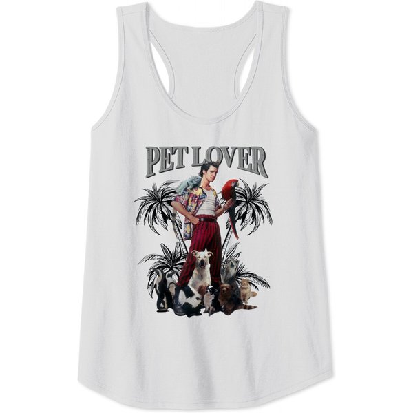 Ace Ventura Pet Lover Graphic Tank Tops-image