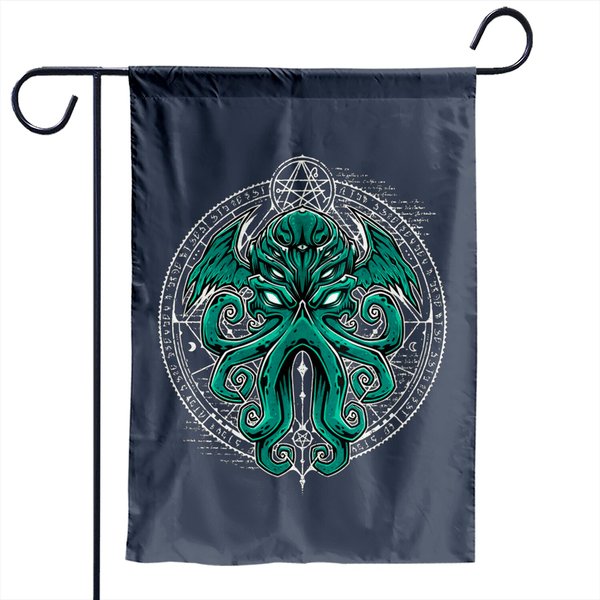 Great Cthulhu V2 - Cthulhu - Garden Flags-image