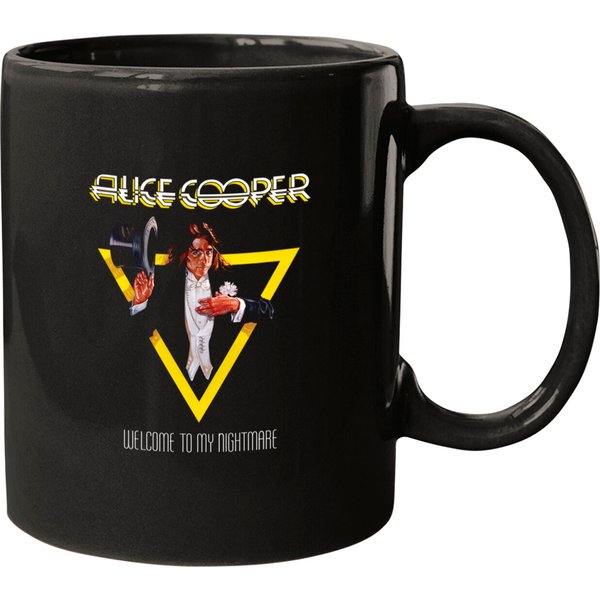 Alice Cooper – Welcome To My Nightmare Yellow Triangle Mugs-image