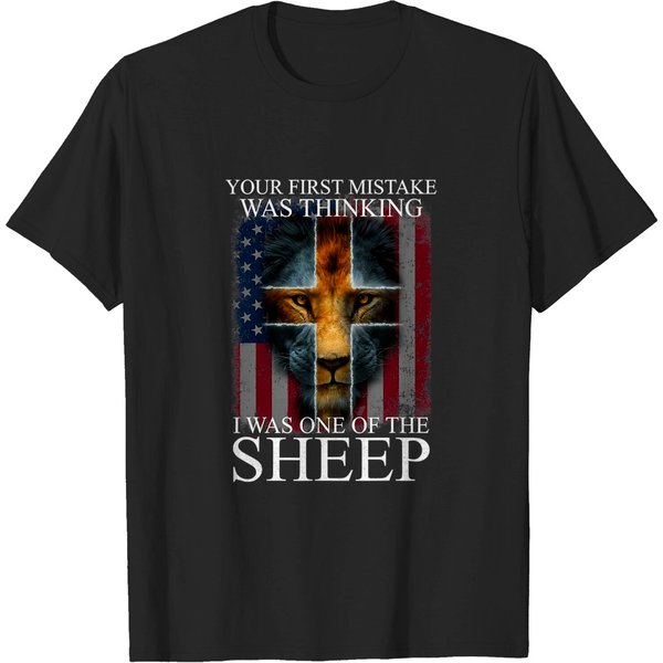 Lion Your First Mistake Was Thinking I Was One Of The Sheep T-Shirt-image