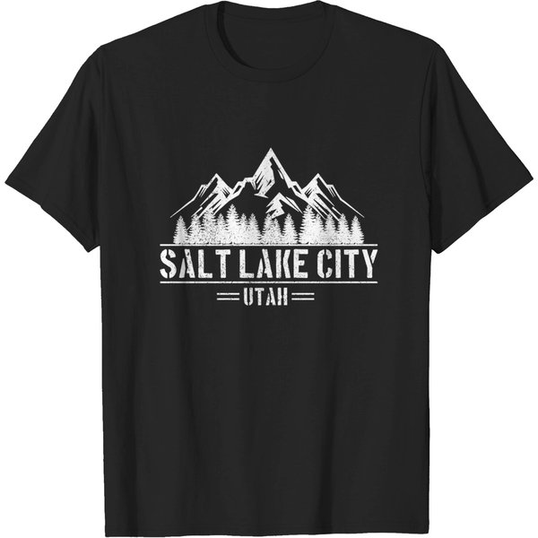 Salt Lake City Utah Mountains Nature T Shirt-image