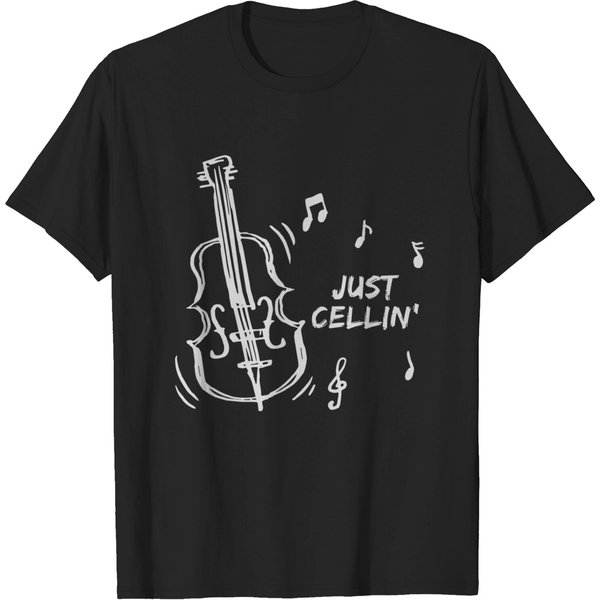 Just Cellin Musician Cellist T-Shirt-image