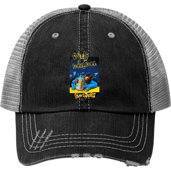Snoop Dogg Gin And Juice Rap Official Trucker Hat Trucker Hats Mens Unisex-image