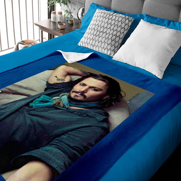 Johnny Depp Classic Baby Blankets-image