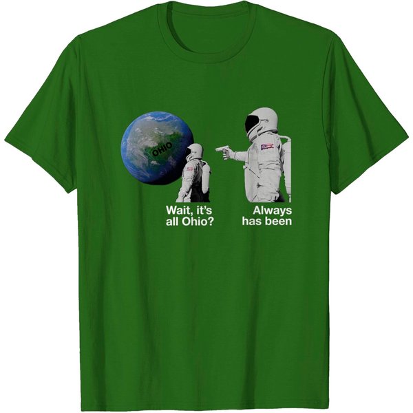 Wait, It's All Ohio? Always Has Been Astronaut Meme T-Shirt-image