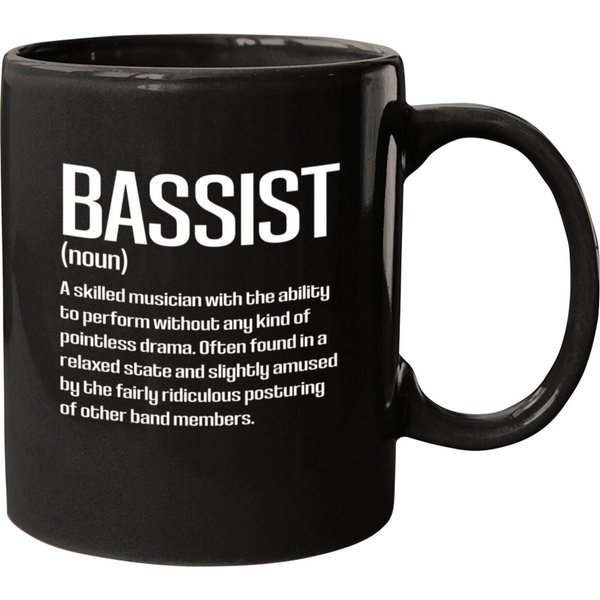 Funny Bass Player Bassist Definition Mugs-image