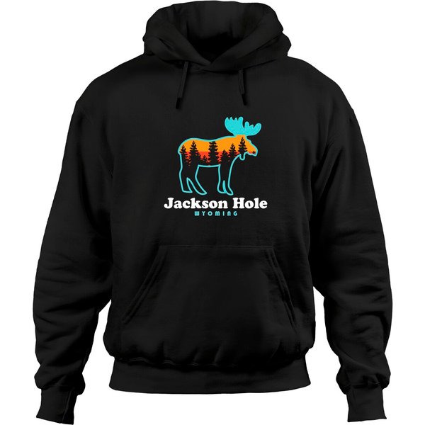 Jackson Hole Wyoming - Jackson Hole - Hoodies-image