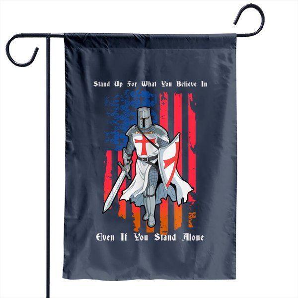 Crusader Flag Garden Flags Medieval Knights Templar Crusaders Gift-image