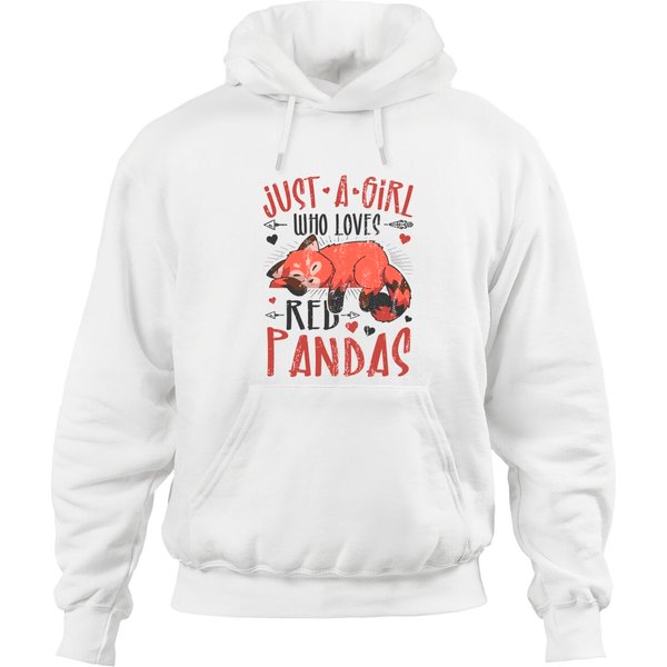 Just A Girl Who Loves Red Pandas Hoodies