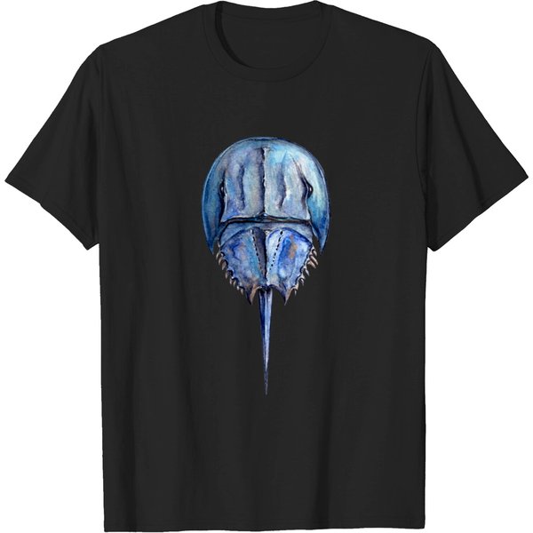 Blue Horseshoe Crab - Horseshoe Crab - T-Shirt-image