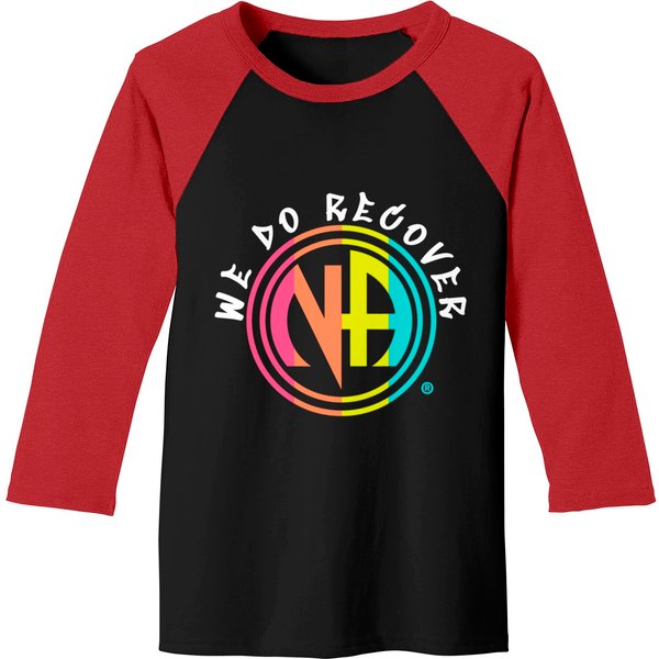 We Do Recover Logo Narcotics Anonymous Na Aa Gifts Baseball Tees-image