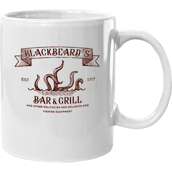 Black Beard's Bar And Grill Mugs, Stede Bonnet Mugs, Our Flag Means Death Mugs-image