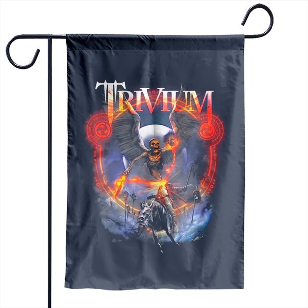 Trivium Unisex Garden Flags: Death Rider-image
