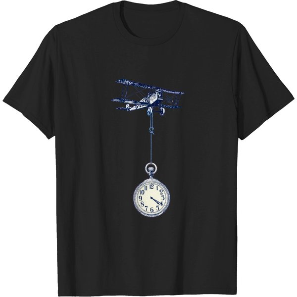 Time Flies - Clock - T-Shirt-image
