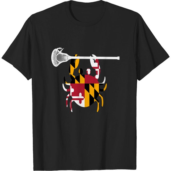 Maryland Crab Lacrosse Boys Stick T-Shirt-image