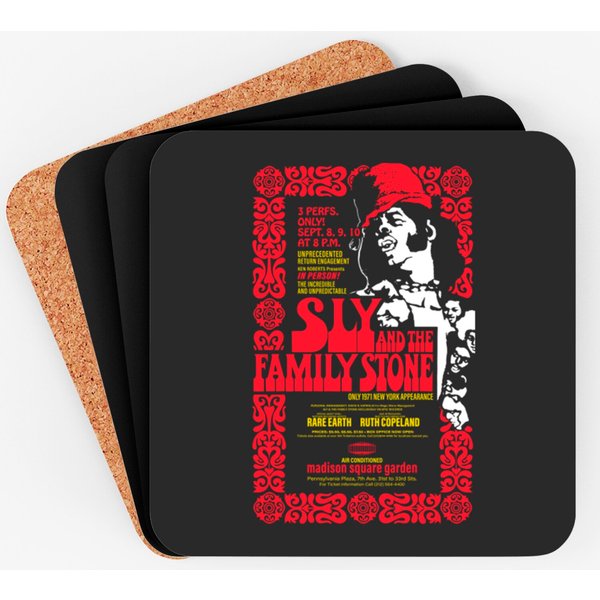 Sly &Amp; The Family Stone - Dark - Sly The Family Stone - Coasters-image