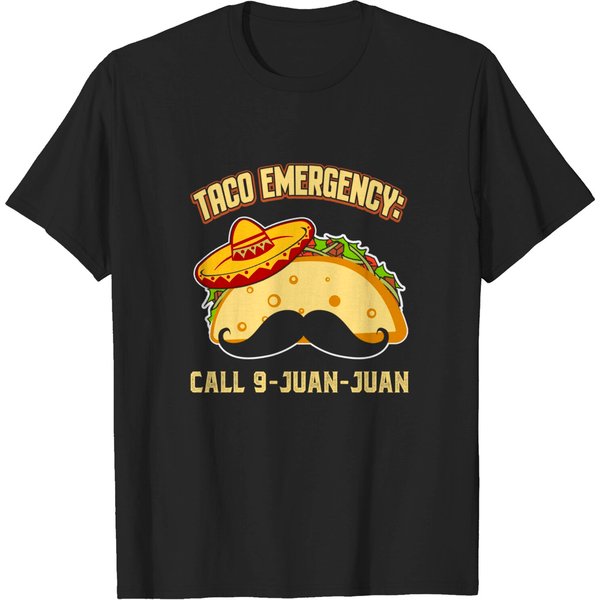 Tacos Meme Tank Top T-Shirt Taco Emergency 9 Juan Mexican Party Women Mens Cinco De Mayo-image