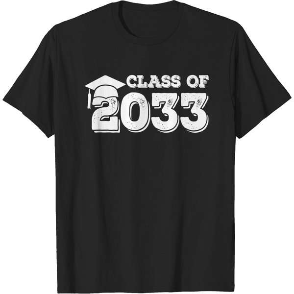 Class Of 2033 T-Shirt Senior Graduation 2033-image