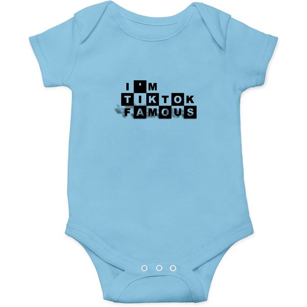 Tiktok Famous - Black - Limited Edition - Tiktok - Onesie-image